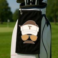 Funny Soccer Coach Golf Towel thumb 2