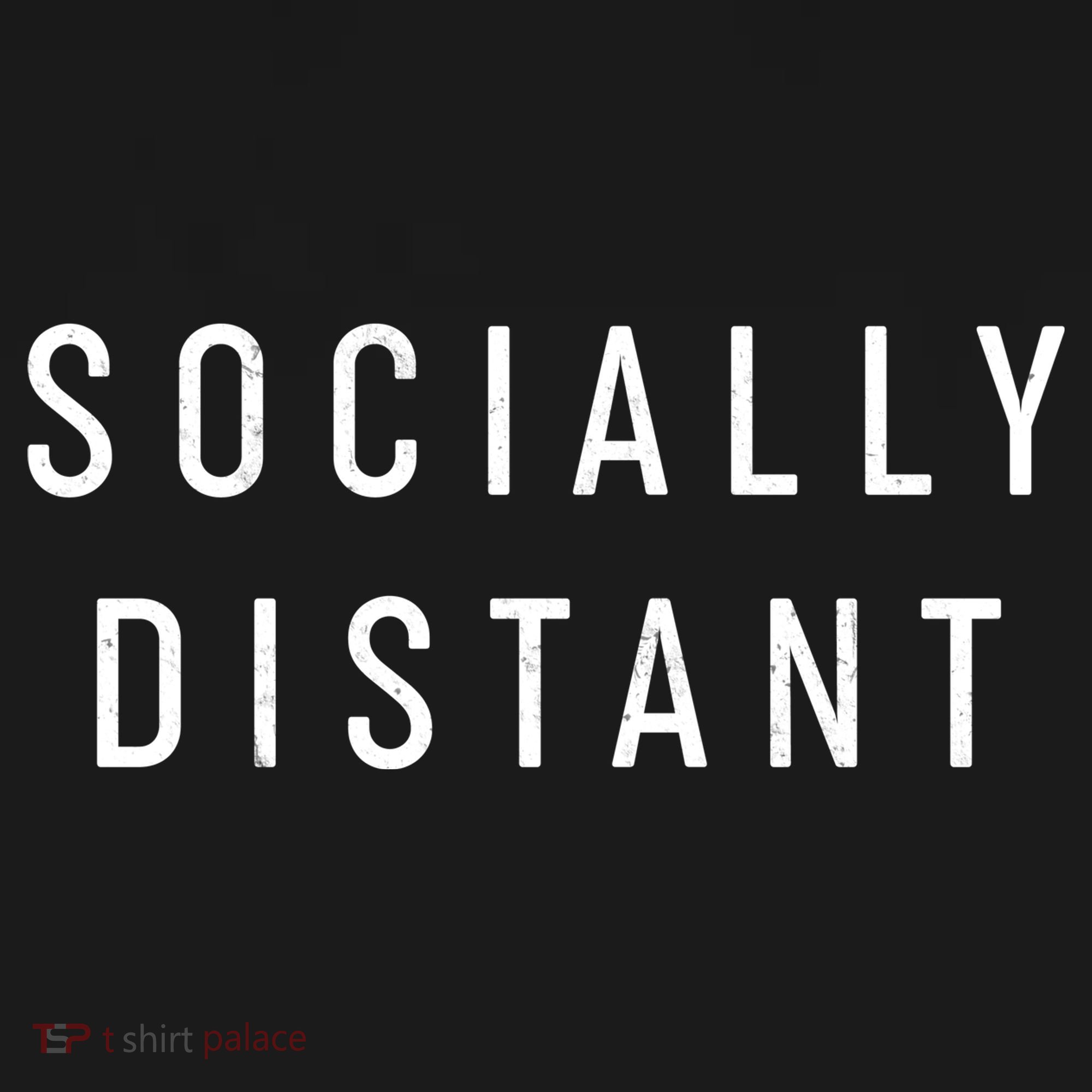 Funny Socially Distant  Bucket Hat