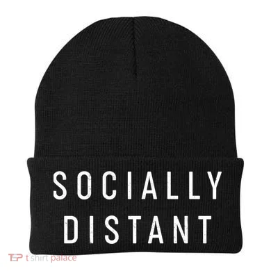 Funny Socially Distant Beanie
