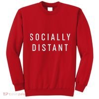 Funny Socially Distant  Sweatshirt thumb 0