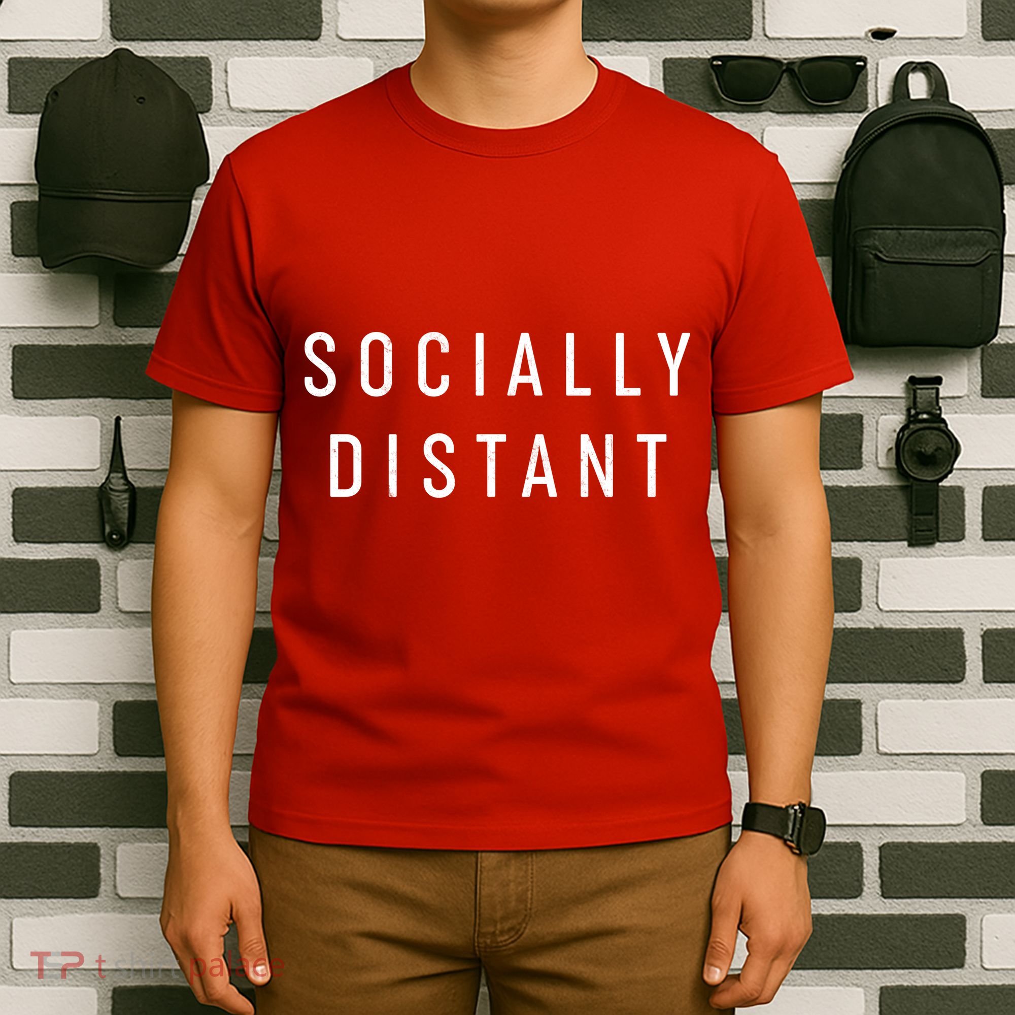 Funny Socially Distant  T-Shirt