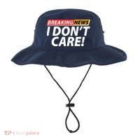Funny Spoof Meme Breaking News I Don't Care Bucket Hat thumb 0