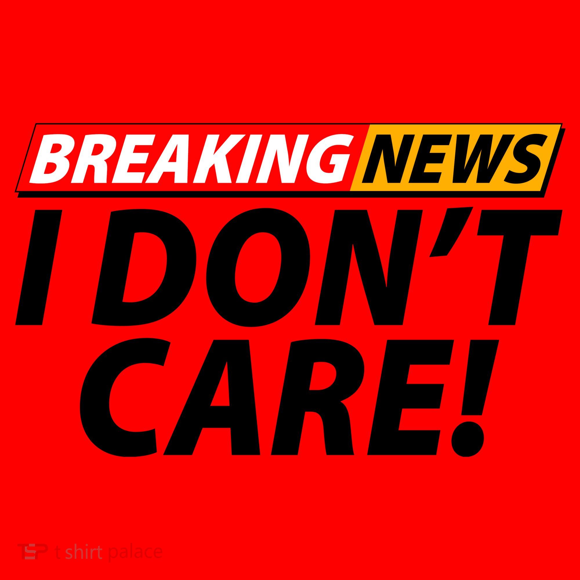 Funny Spoof Meme Breaking News I Don't Care Santa Hat
