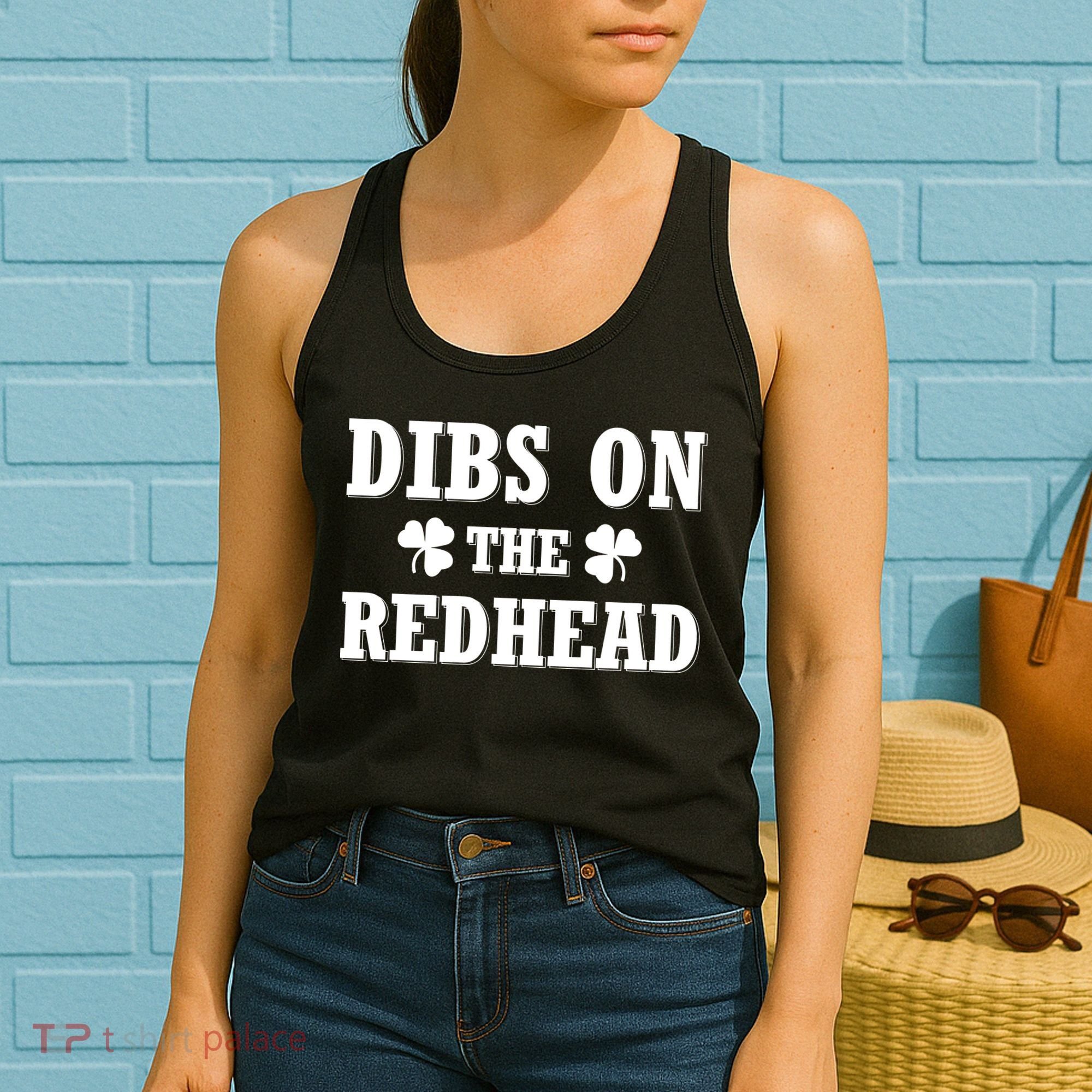 Funny St. Patrick's Day - Dibs On The Redhead Women's Tank Top