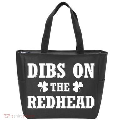 Funny St. Patrick's Day - Dibs On The Redhead Tote Bag
