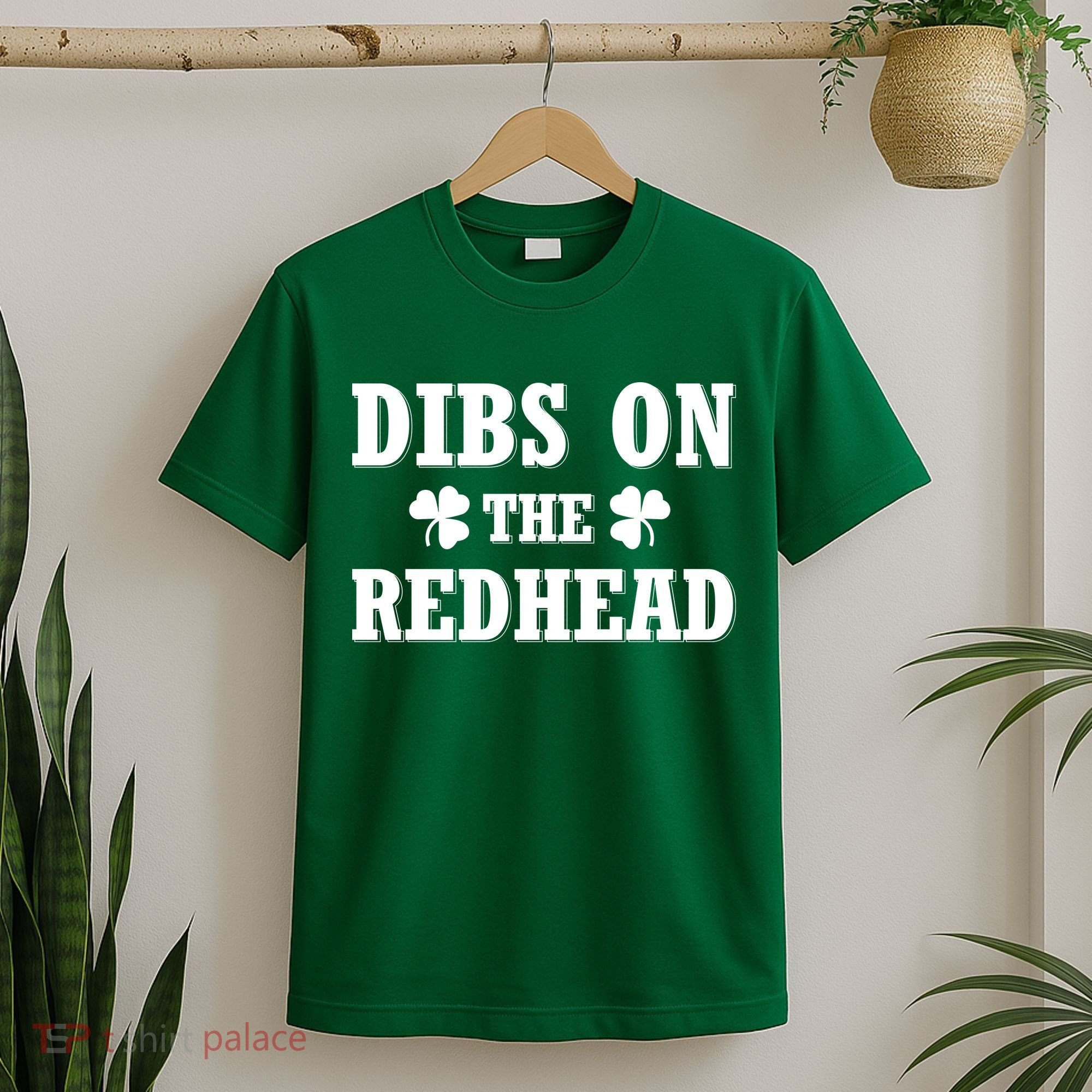 Funny St. Patrick's Day - Dibs On The Redhead T-Shirt