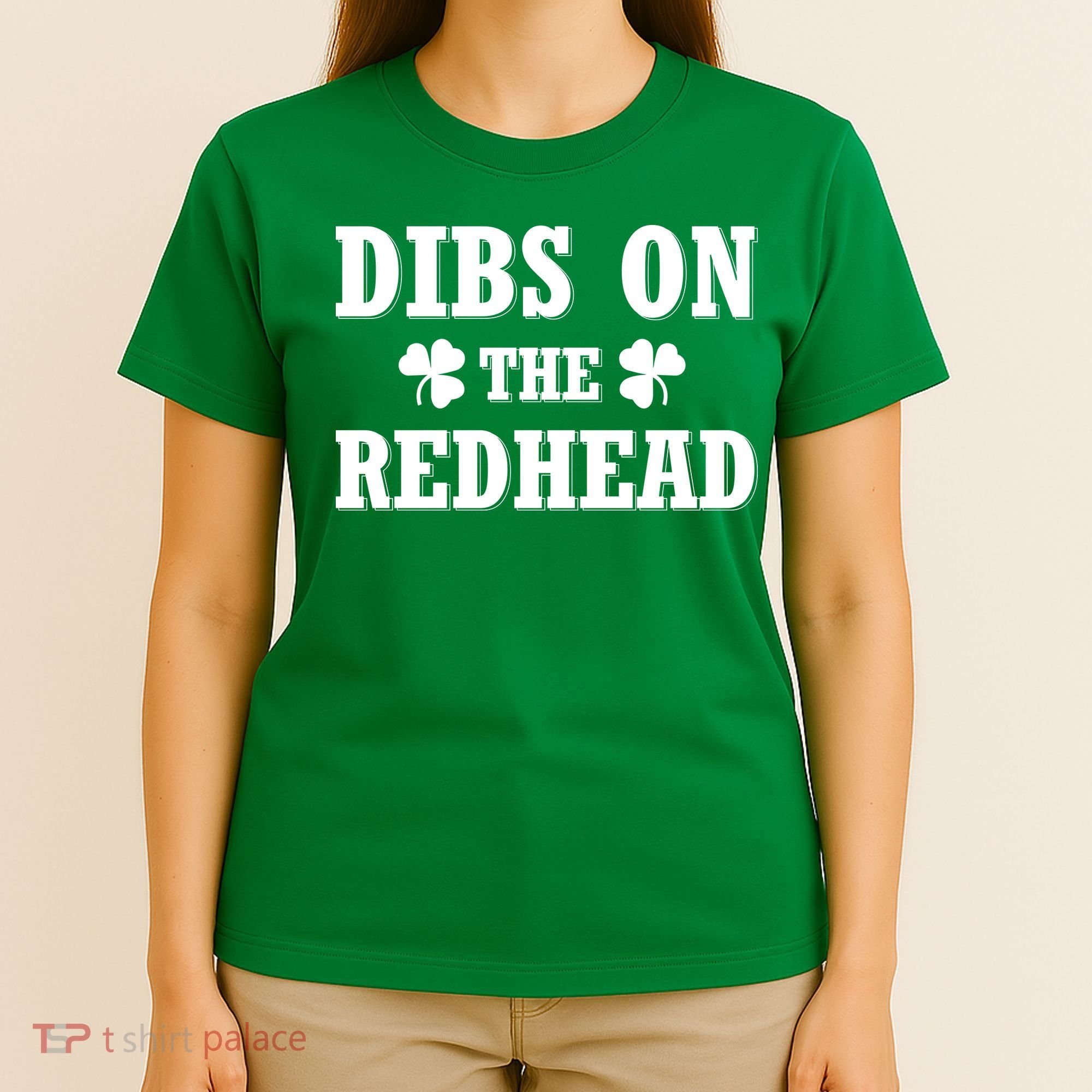 Funny St. Patrick's Day - Dibs On The Redhead T-Shirt