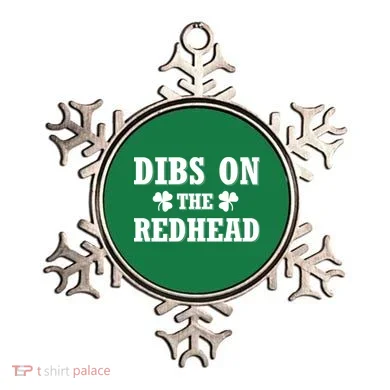 Funny St. Patrick's Day - Dibs On The Redhead Ornament