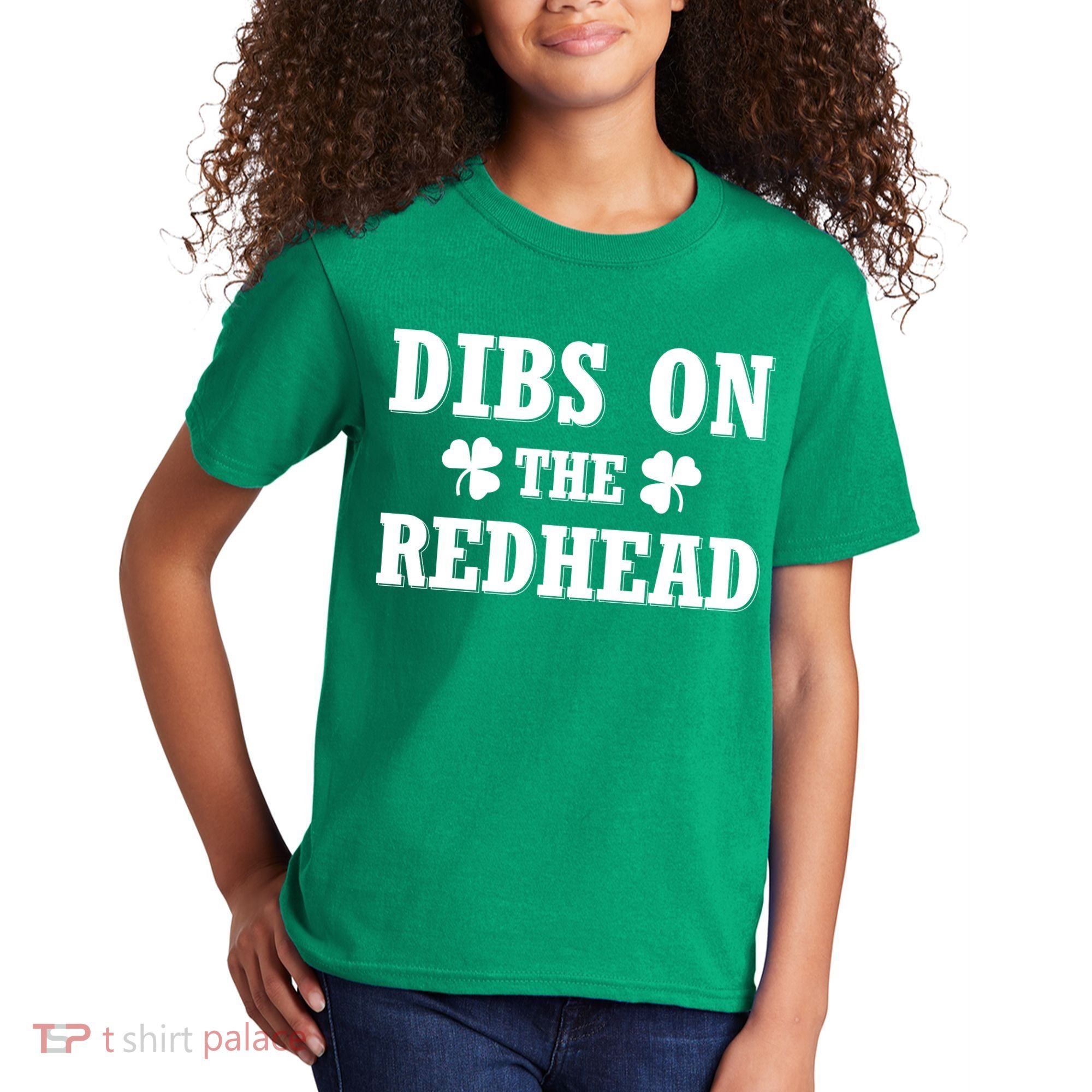 Funny St. Patrick's Day - Dibs On The Redhead Kids T-Shirt