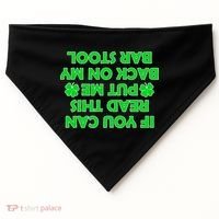 Funny St. Patrick's Day Quote USA-Made Doggie Bandana thumb 0