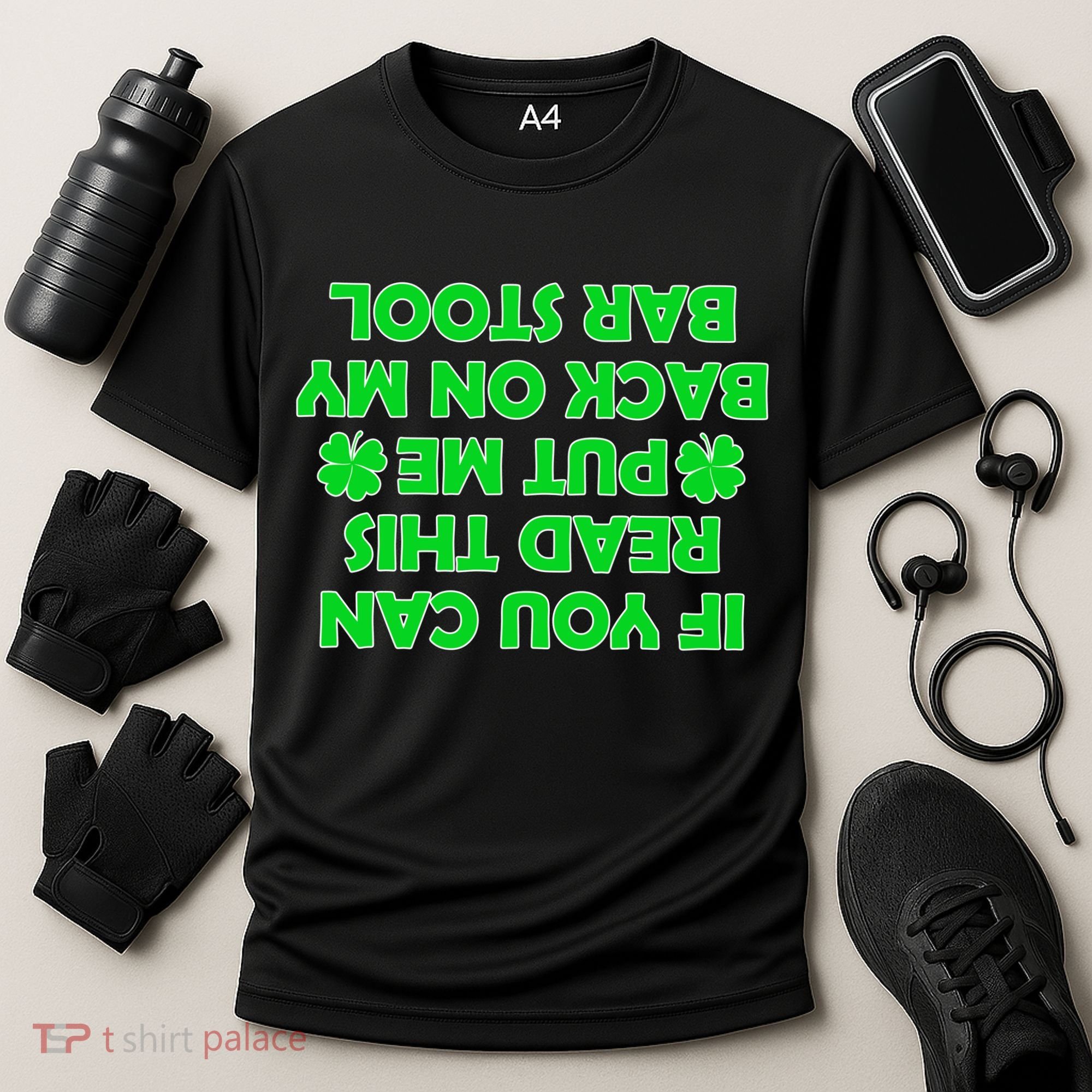 Funny St. Patrick's Day Quote Cooling Performance Crew T-Shirt