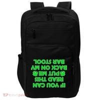 Funny St. Patrick's Day Quote Impact Tech Backpack thumb 0