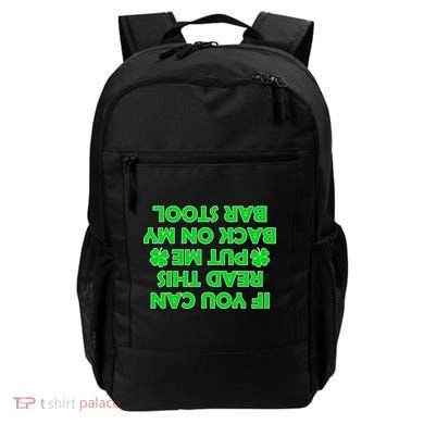 Funny St. Patrick's Day Quote Backpack