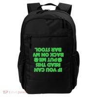 Funny St. Patrick's Day Quote Backpack thumb 0