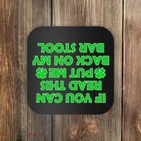 Funny St. Patrick's Day Quote Coaster thumb 0