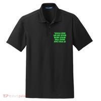 Funny St. Patrick's Day Quote Dry Zone Grid Polo thumb 0