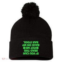 Funny St. Patrick's Day Quote Pom Pom 12in Knit Beanie thumb 0