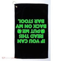 Funny St. Patrick's Day Quote Golf Towel thumb 0