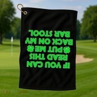 Funny St. Patrick's Day Quote Golf Towel thumb 1