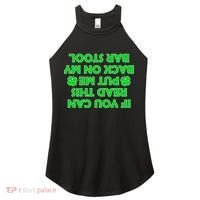 Funny St. Patrick's Day Quote Women's Perfect Tri Rocker Tank thumb 0
