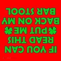 Funny St. Patrick's Day Quote Santa Hat thumb 1