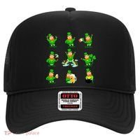 Funny St. Patrick's Day Shamrock Beer Leprechaun Emojis Hat thumb 0