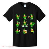 Funny St. Patrick's Day Shamrock Beer Leprechaun Emojis Kids T-Shirt thumb 0