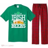 Funny St Patricks Day - I'll Be Irish In A Few Beers Pajama Set thumb 0