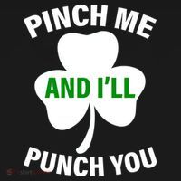Funny St Patricks Day - Pinch Me I'll Punch You Women's Hoodie thumb 2