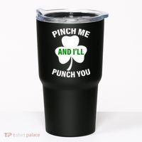 Funny St Patricks Day - Pinch Me I'll Punch You Tumbler thumb 0