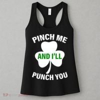 Funny St Patricks Day - Pinch Me I'll Punch You Women's Tank Top thumb 3