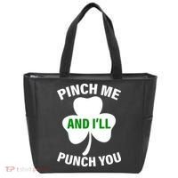Funny St Patricks Day - Pinch Me I'll Punch You Tote Bag thumb 0