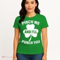 Funny St Patricks Day - Pinch Me I'll Punch You Women's T-Shirt thumb 4