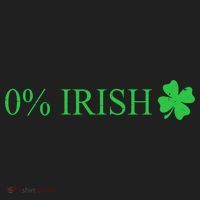 Funny St Patrick's Day 0 Percent Zero Percent Irish Hat thumb 2