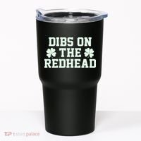 Funny St Patrick's Day Dibs On The Redhead Tumbler thumb 0