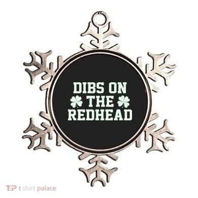 Funny St Patrick's Day Dibs On The Redhead Ornament