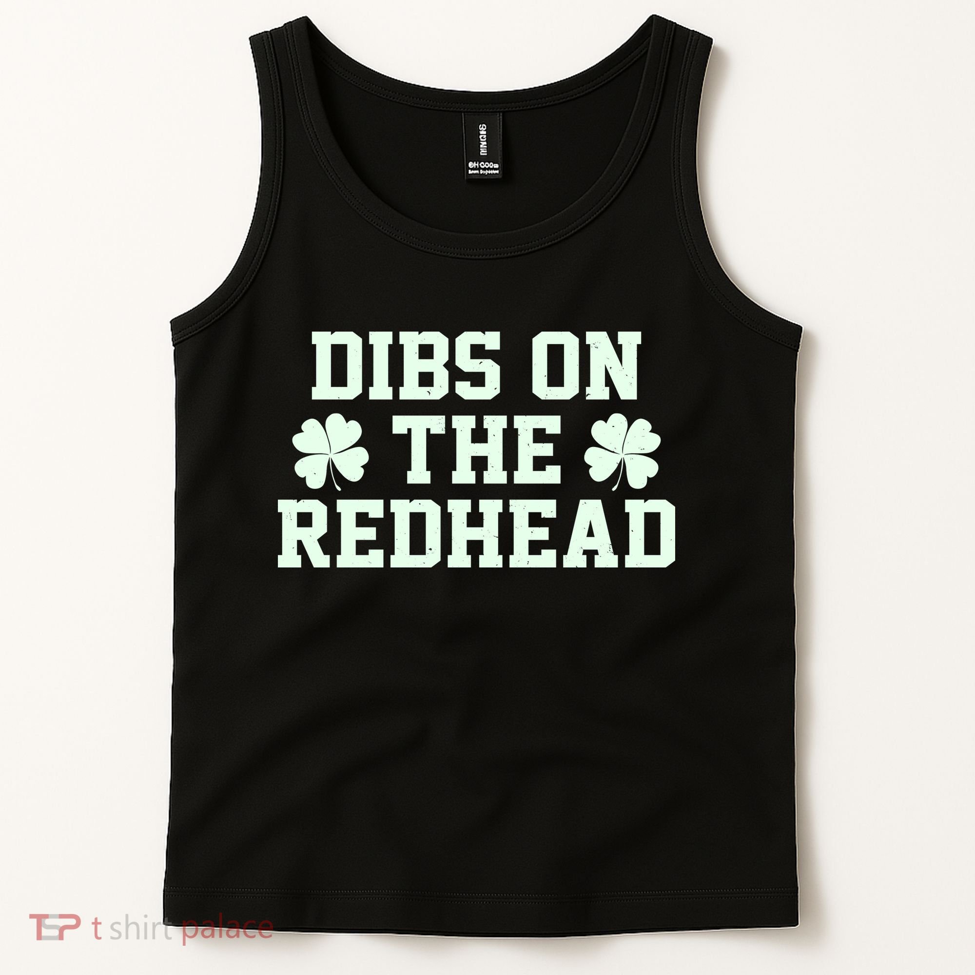 Funny St Patrick's Day Dibs On The Redhead Tank Top