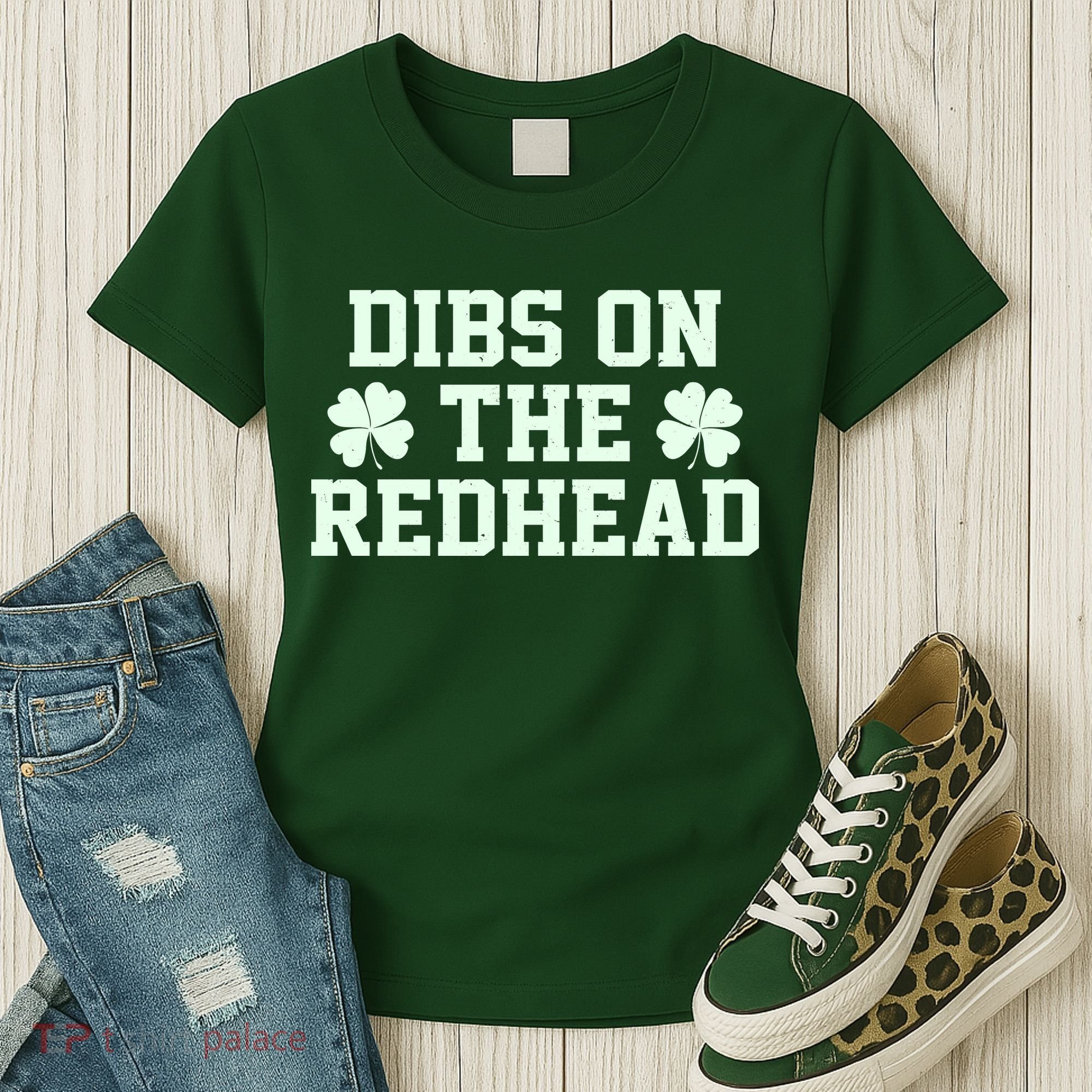 Funny St Patrick's Day Dibs On The Redhead Women's T-Shirt