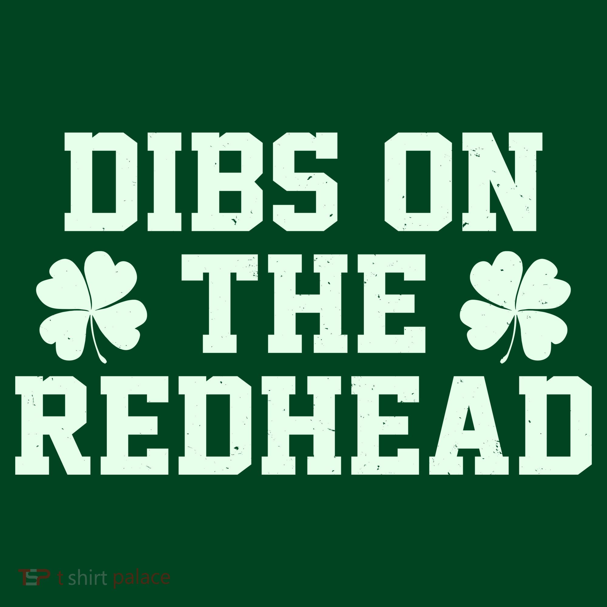 Funny St Patrick's Day Dibs On The Redhead Kids Sweatshirt
