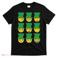 Funny St Patrick's Day Irish Emojis T-Shirt thumb 0