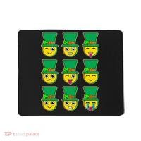Funny St Patrick's Day Irish Emojis Mousepad thumb 0