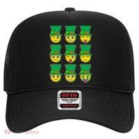 Funny St Patrick's Day Irish Emojis Hat thumb 0