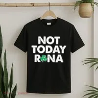 Funny St Patrick's Day Not Today Rona  T-Shirt thumb 2