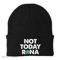 Funny St Patrick's Day Not Today Rona  Beanie thumb 0