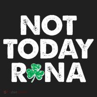Funny St Patrick's Day Not Today Rona  Golf Towel thumb 3