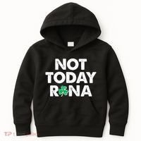 Funny St Patrick's Day Not Today Rona  Kids Hoodie thumb 0