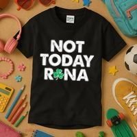 Funny St Patrick's Day Not Today Rona  Kids T-Shirt thumb 3