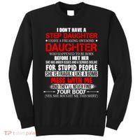Funny Step Daughter Design For Dads And Moms Sweatshirt thumb 0
