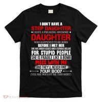 Funny Step Daughter Design For Dads And Moms T-Shirt thumb 0