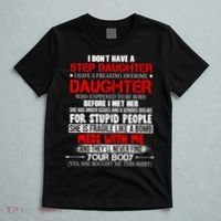 Funny Step Daughter Design For Dads And Moms T-Shirt thumb 5